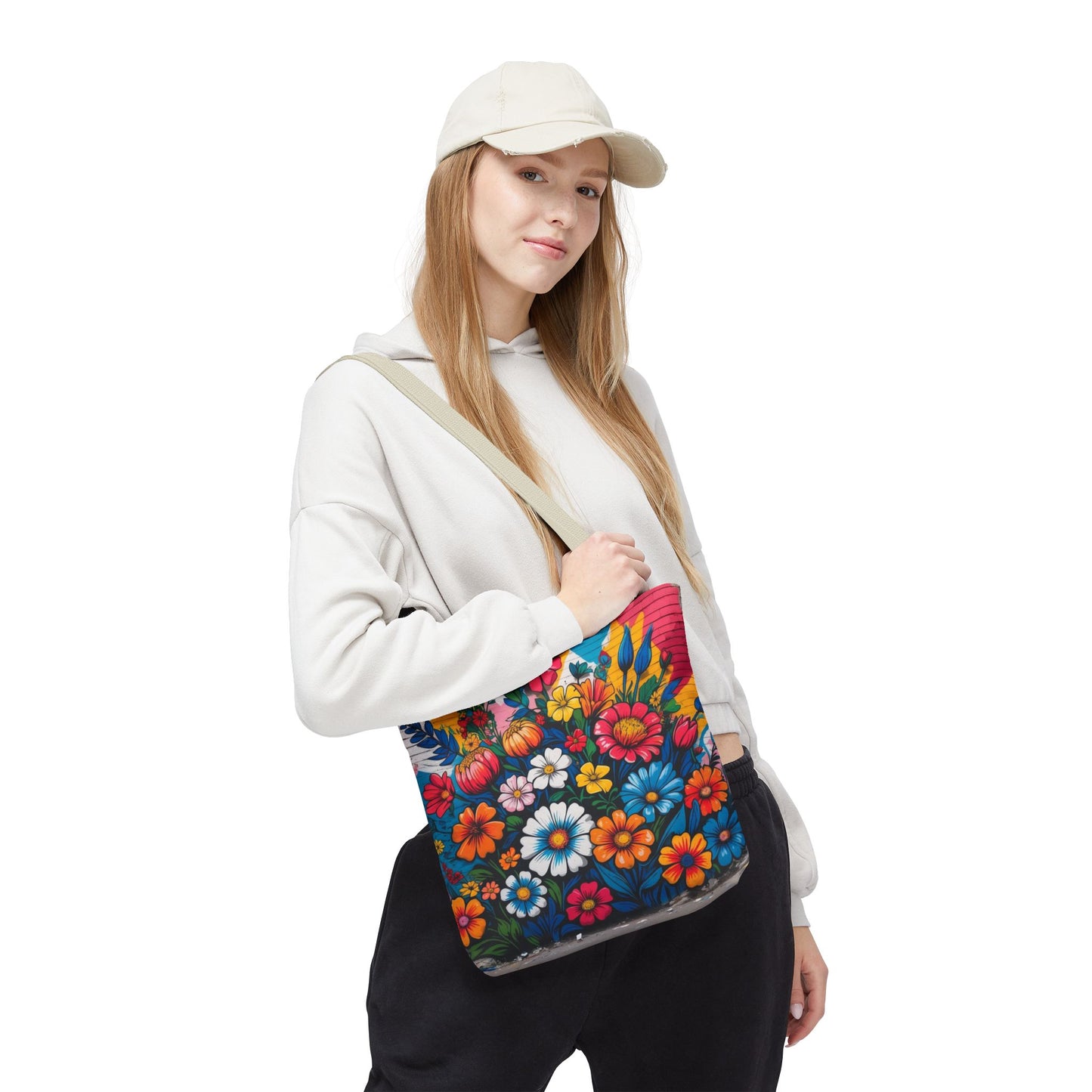 Artistic Surge - Eco-Friendly Canvas Tote Bag - FLOWERS