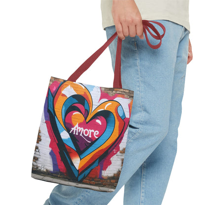 Artistic Surge - Eco-Friendly Canvas Tote Bag - HEART