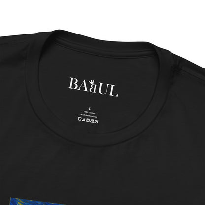 DOGART Unisex Jersey Dog T-Shirt - VAN GOGH - Iconic Painting Reimagined with Dogs