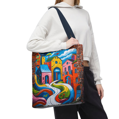 Artistic Surge - Eco-Friendly Canvas Tote Bag - HOUSES