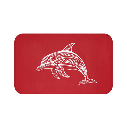 Tribal Bath Mat. Ocean Energy, Tribal Style