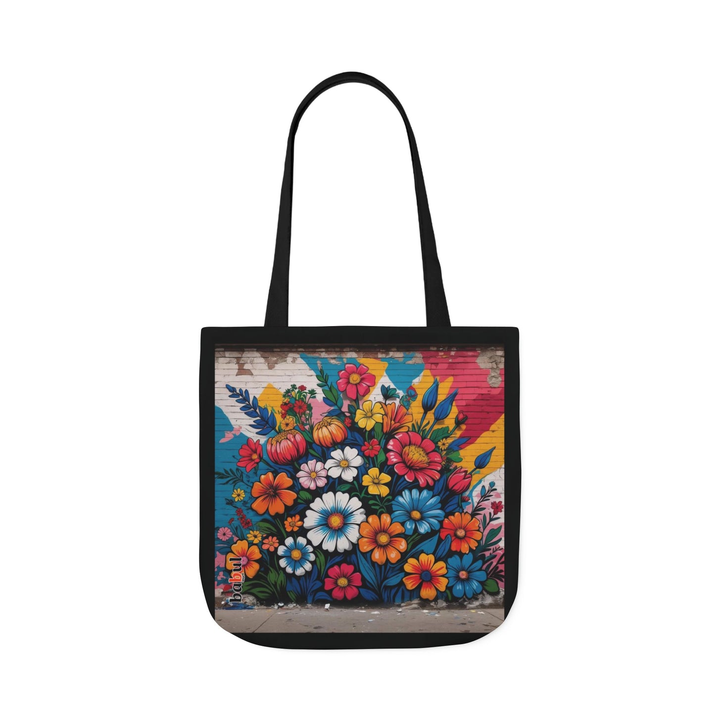 Artistic Surge - Eco-Friendly Canvas Tote Bag - FLOWERS