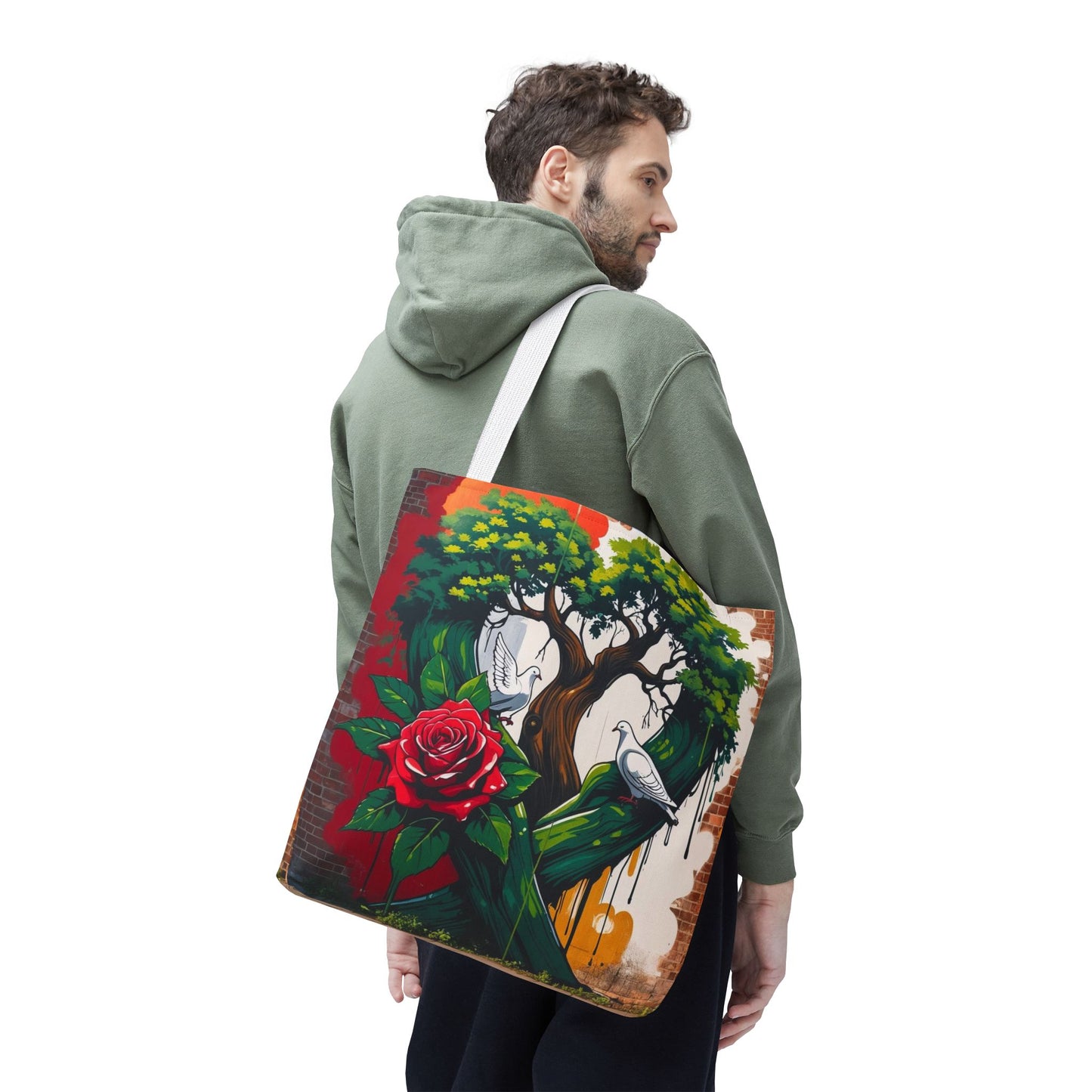 Artistic Surge - Eco-Friendly Canvas Tote Bag - ROSE