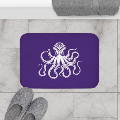 Tribal Bath Mat. Ocean Energy, Tribal Style