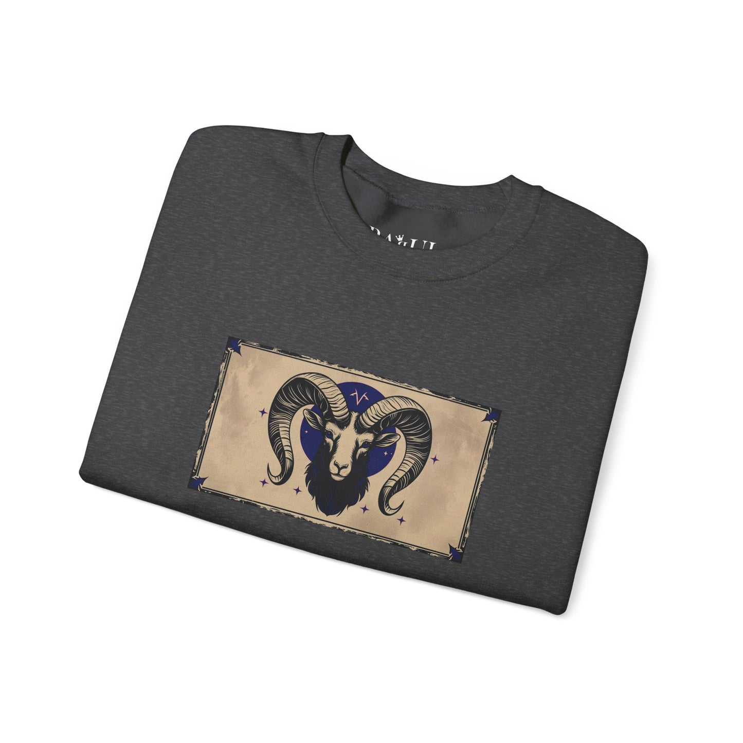 Aries - Gothic Zodiac Blue Sweatshirt