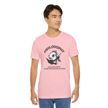Fishlosophy Unisex Jersey Short Sleeve Tee –  The Ocean' depth is not for the faint of heart