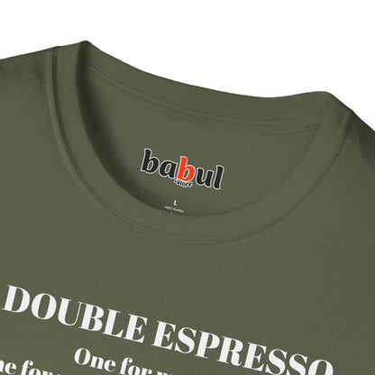 CoffeeTherapy T-Shirt – Irony Is the Best Cure (Right After Coffee)