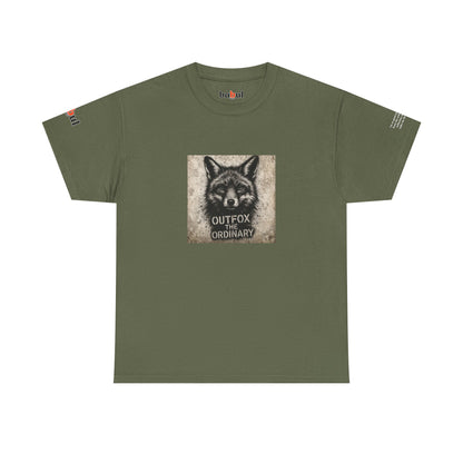Rebel Graphic Tee - Unisex Heavy Cotton T-Shirt for the Wild at Heart. Rebel Tees, Born to Be Worn - Outfox The Ordinary