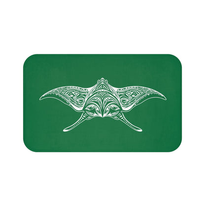 Tribal Bath Mat. Ocean Energy, Tribal Style