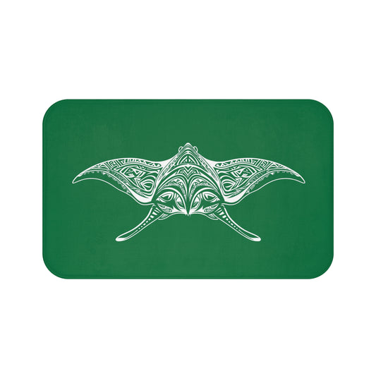 Tribal Bath Mat. Ocean Energy, Tribal Style
