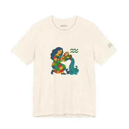 AQUARIUS - T-shirt, The Zodiac in Colors