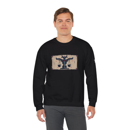 Libra - Gothic Zodiac Blue Sweatshirt