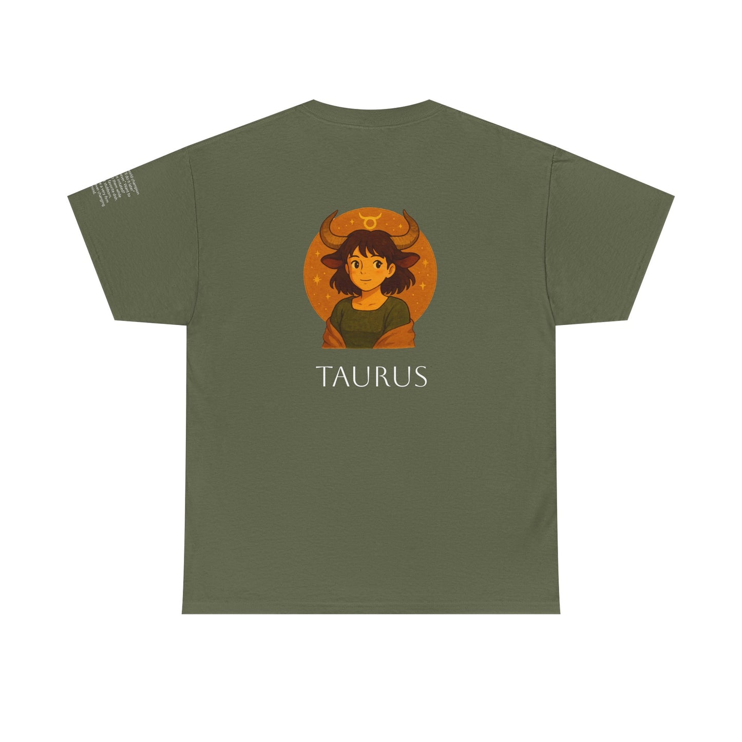 TAURUS - Dreamy Zodiac T-Shirts – The Magic of the Stars in Ghibli Style