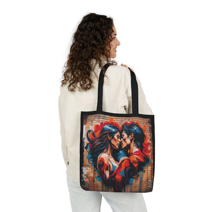 Artistic Surge - Eco-Friendly Canvas Tote Bag - LOVERS