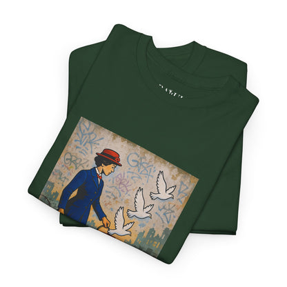 Rebel Graphic Tee - Unisex Heavy Cotton T-Shirt for the Wild at Heart. Rebel Tees, Born to Be Worn