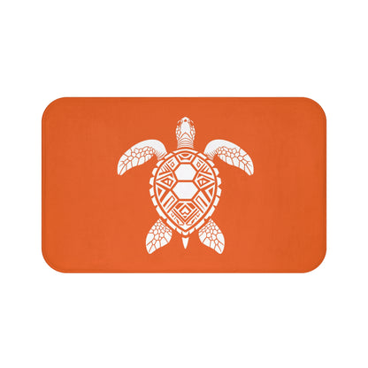 Tribal Bath Mat. Ocean Energy, Tribal Style