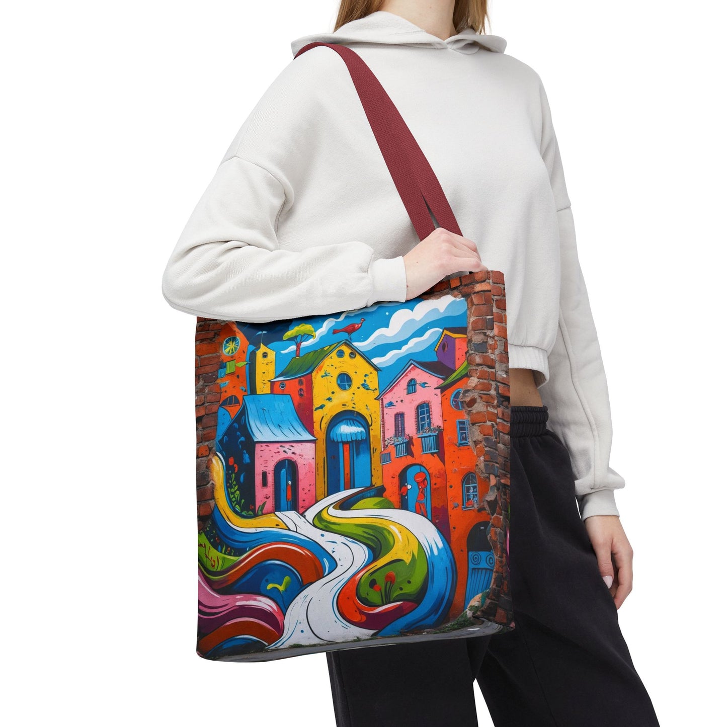Artistic Surge - Eco-Friendly Canvas Tote Bag - HOUSES