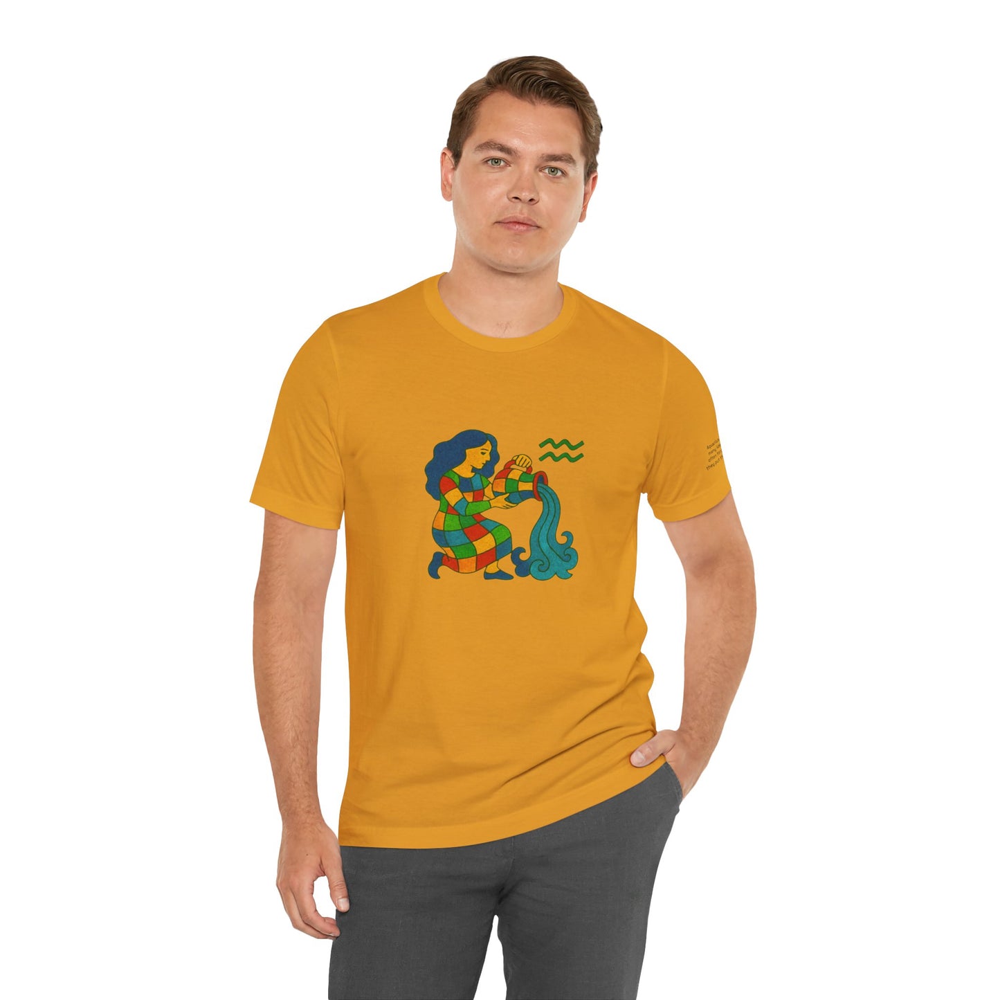 AQUARIUS - T-shirt, The Zodiac in Colors