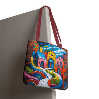 Artistic Surge - Eco-Friendly Canvas Tote Bag - HOUSES