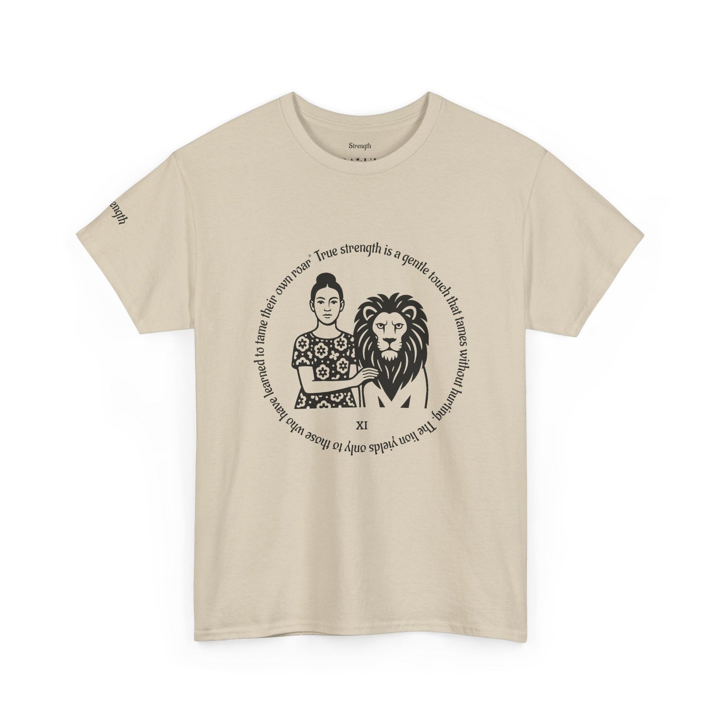 Strength - ArcanaPop T-Shirt – Where Tarot Magic Meets Pop Art