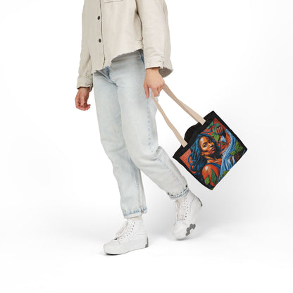 Artistic Surge - Eco-Friendly Canvas Tote Bag - WOMAN WITH WATER