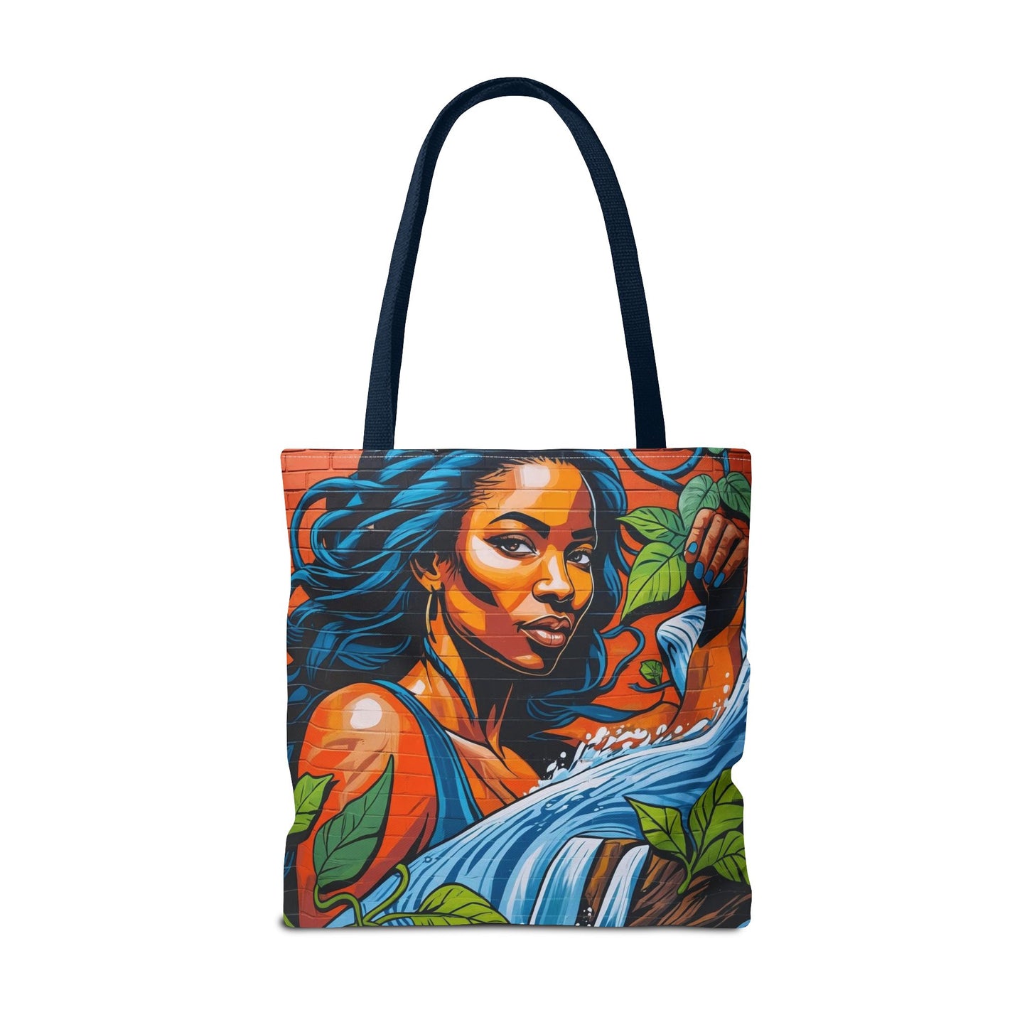 Artistic Surge - Eco-Friendly Canvas Tote Bag - WOMAN WITH WATER