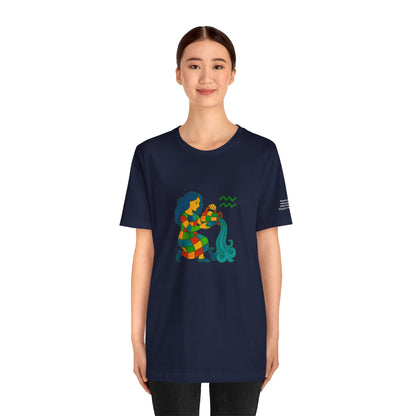 AQUARIUS - T-shirt, The Zodiac in Colors