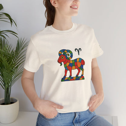 ARIES - T-shirt, The Zodiac in Colors