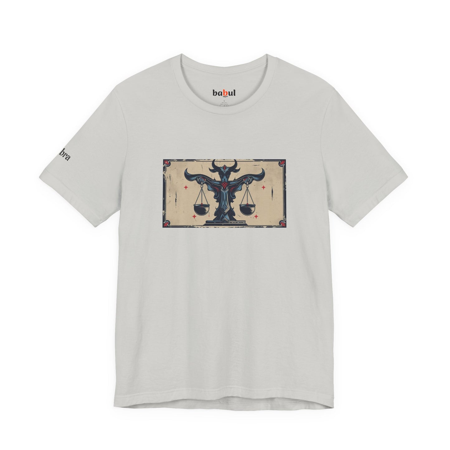 Libra - Gothic Zodiac T-Shirt. Zodiac in the Shadows
