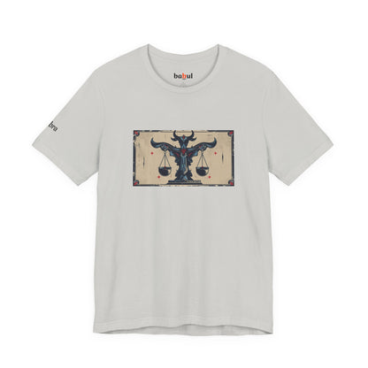 Libra - Gothic Zodiac T-Shirt. Zodiac in the Shadows