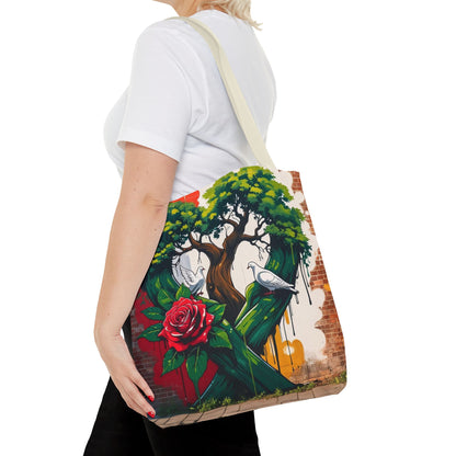 Artistic Surge - Eco-Friendly Canvas Tote Bag - ROSE