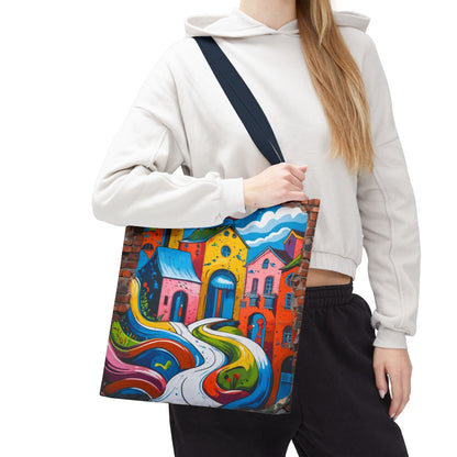 Artistic Surge - Eco-Friendly Canvas Tote Bag - HOUSES