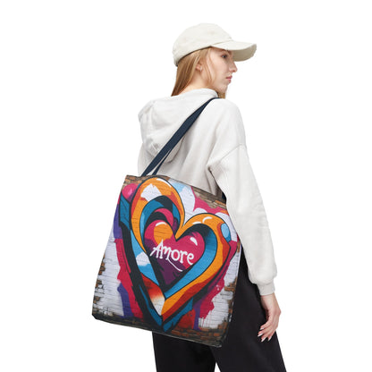 Artistic Surge - Eco-Friendly Canvas Tote Bag - HEART