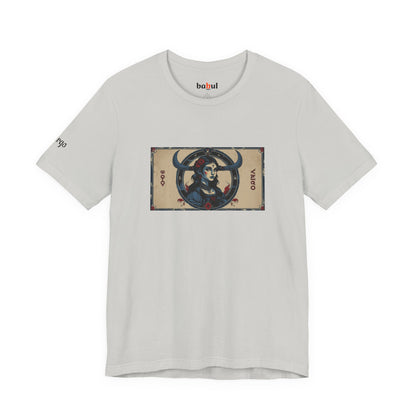 Virgo - Gothic Zodiac T-Shirt. Zodiac in the Shadows