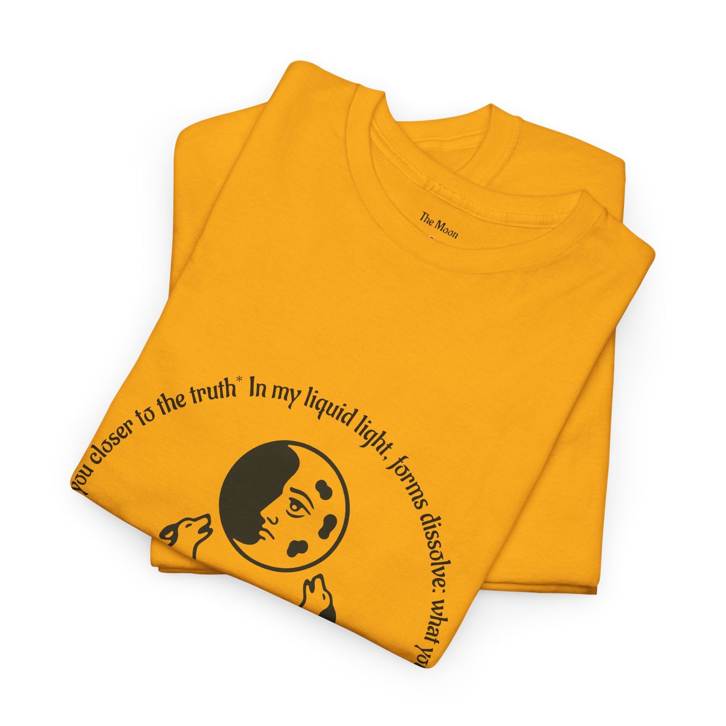 The Moon - ArcanaPop T-Shirt – Where Tarot Magic Meets Pop Art