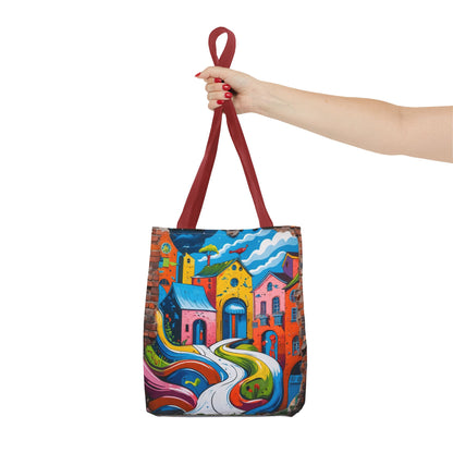 Artistic Surge - Eco-Friendly Canvas Tote Bag - HOUSES