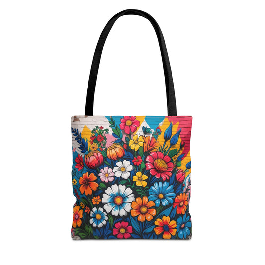 Artistic Surge - Eco-Friendly Canvas Tote Bag - FLOWERS