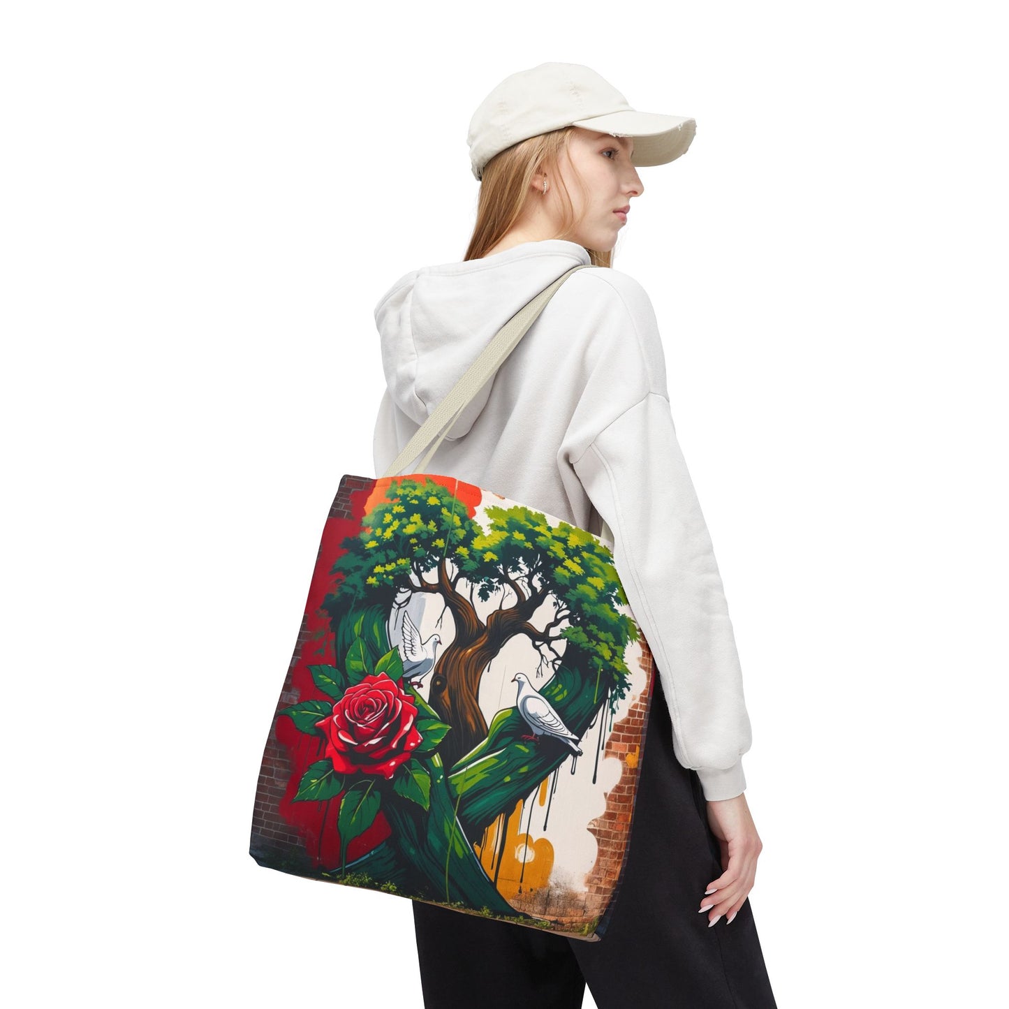 Artistic Surge - Eco-Friendly Canvas Tote Bag - ROSE