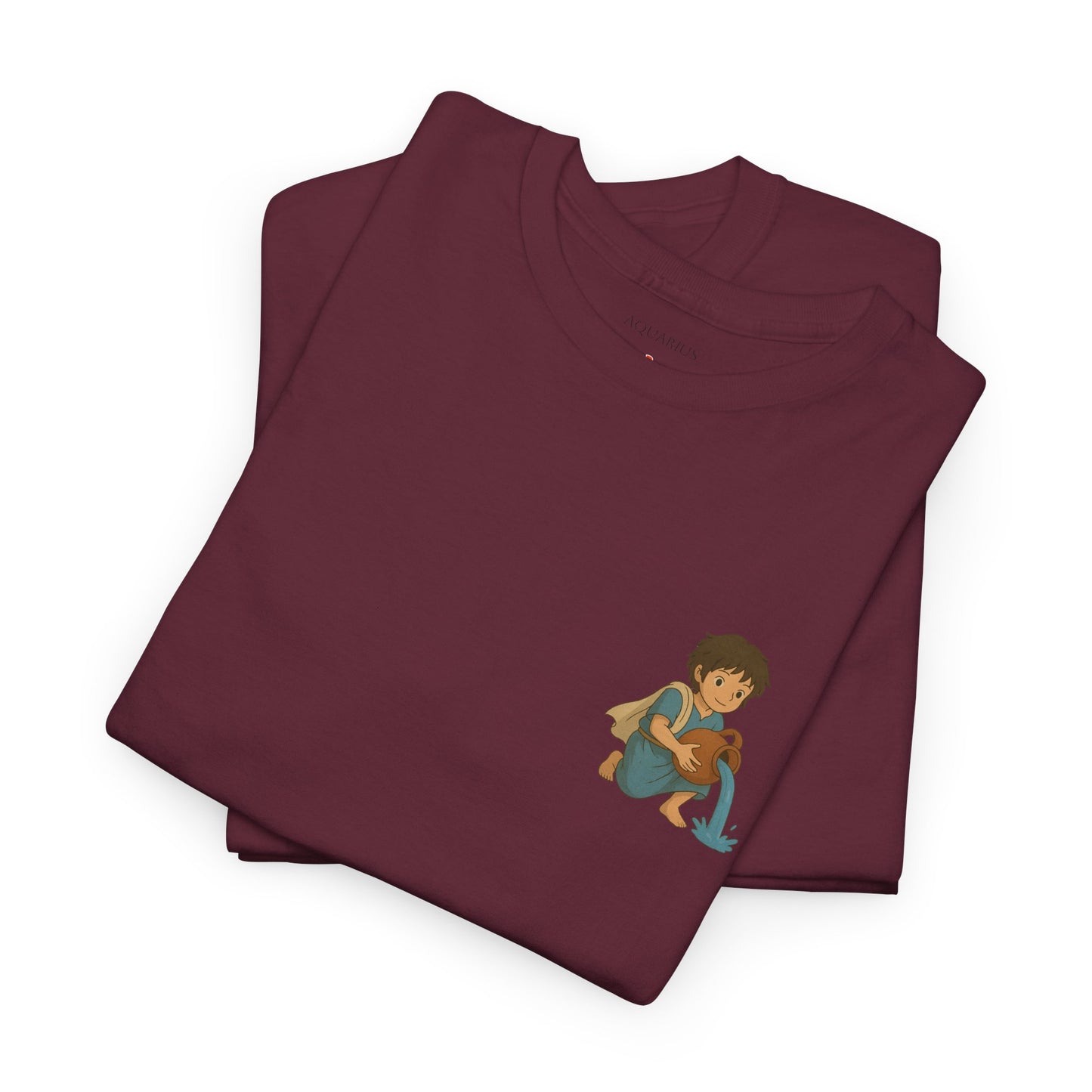 AQUARIUS - Dreamy Zodiac T-Shirts – The Magic of the Stars in Ghibli Style