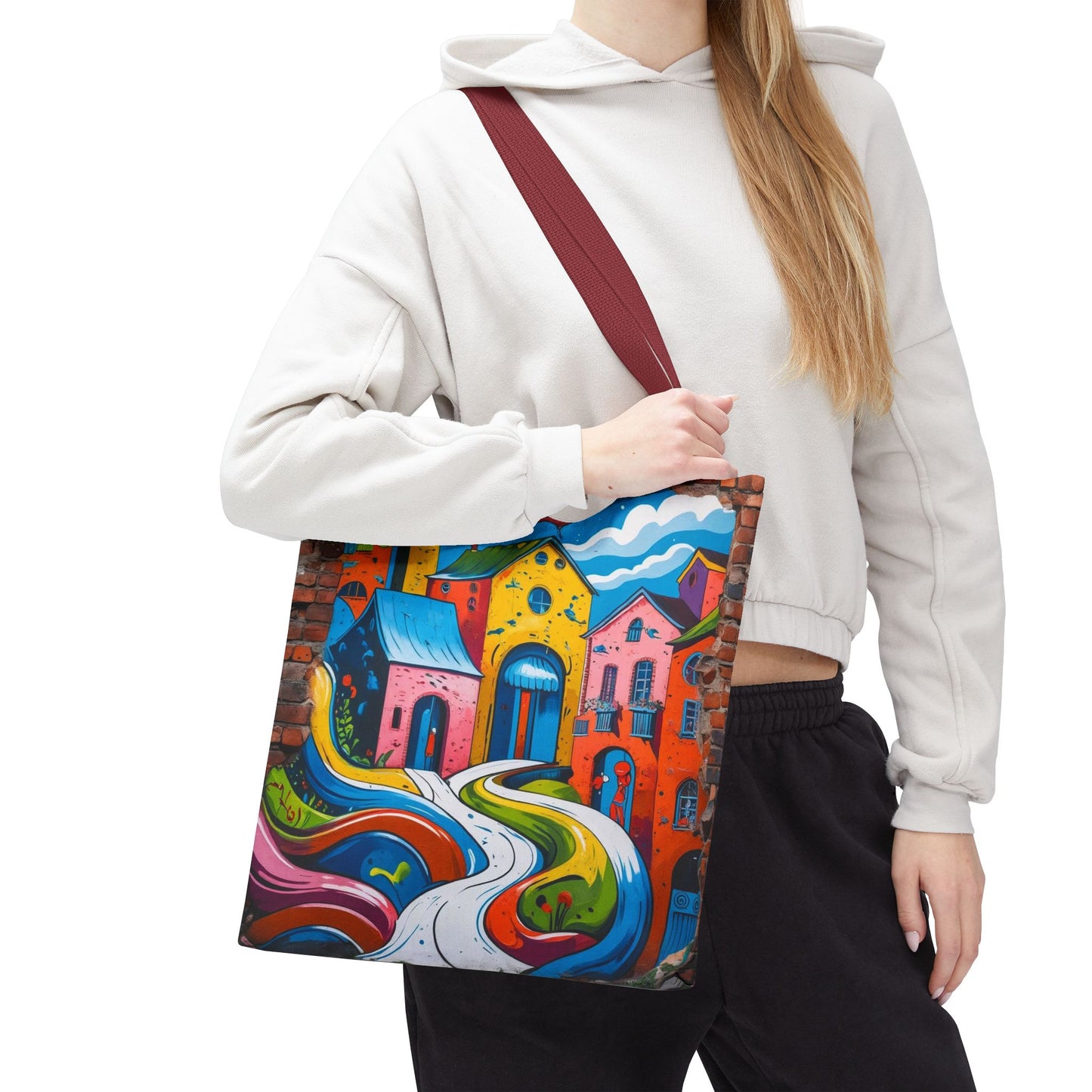 Artistic Surge - Eco-Friendly Canvas Tote Bag - HOUSES