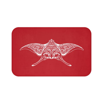 Tribal Bath Mat. Ocean Energy, Tribal Style