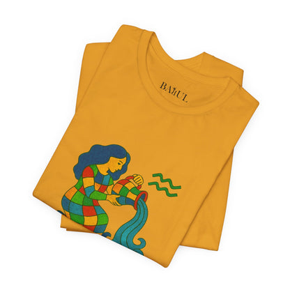 AQUARIUS - T-shirt, The Zodiac in Colors