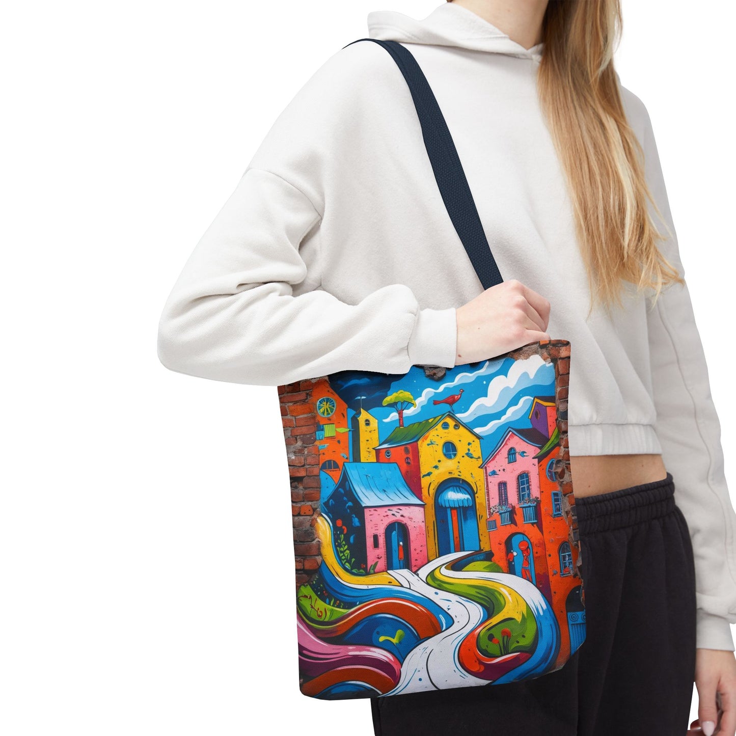 Artistic Surge - Eco-Friendly Canvas Tote Bag - HOUSES