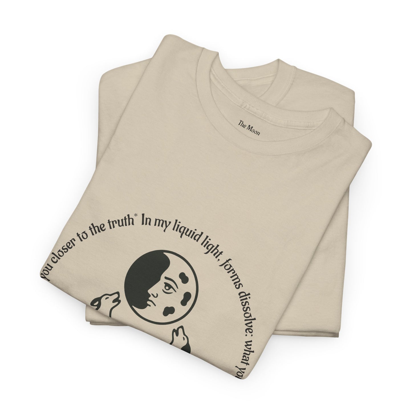 The Moon - ArcanaPop T-Shirt – Where Tarot Magic Meets Pop Art