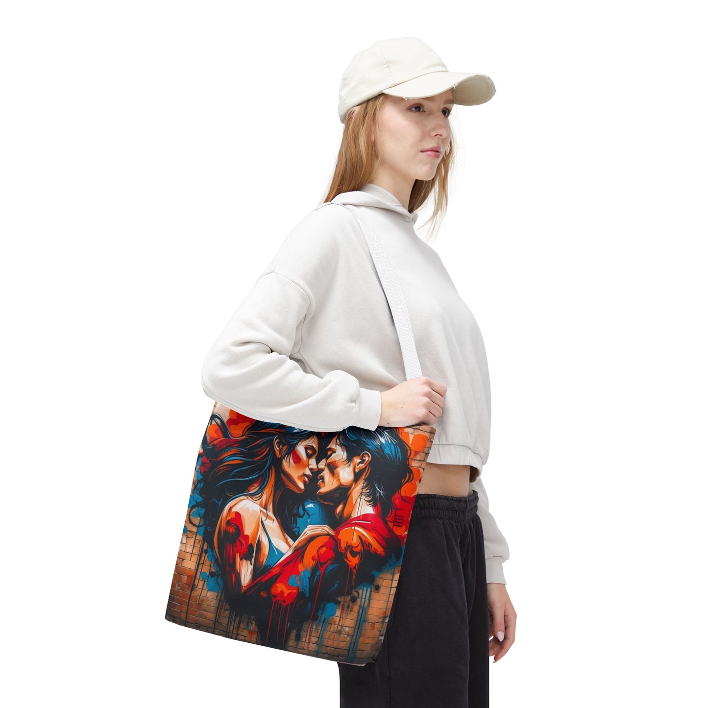 Artistic Surge - Eco-Friendly Canvas Tote Bag - LOVERS