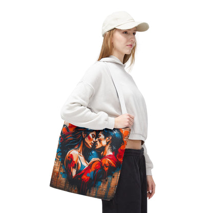 Artistic Surge - Eco-Friendly Canvas Tote Bag - LOVERS