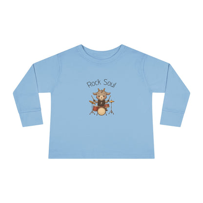 Magliette Rock Soul per bambini - Capretta - Dolci animali con un ritmo ribelle