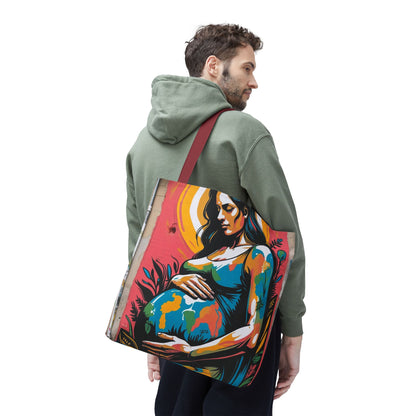 Artistic Surge - Eco-Friendly Canvas Tote Bag - MATERNITY