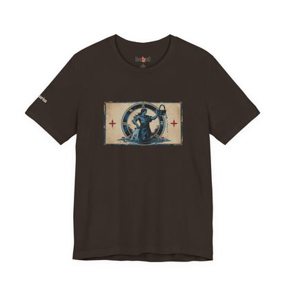 Aquarius - Gothic Zodiac T-Shirt. Zodiac in the Shadows
