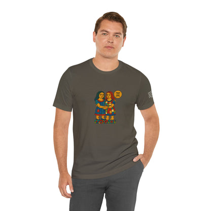 GEMINI - T-shirt, The Zodiac in Colors